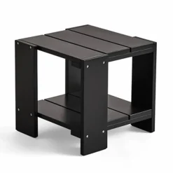 Crate Side Table bord 49 5x49 5x45 cm lackad furu Black
