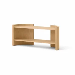 Crescent hylla Obehandlad ek 150x60 cm