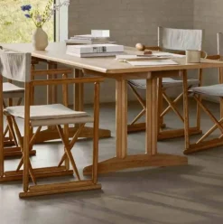 C64 Shaker matbord 90x180 cm Oak nature oiled