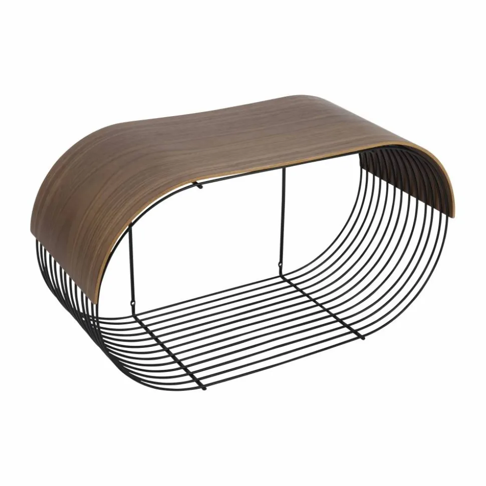 Curva bricka/toppanel till Curva vägghylla 62 2 cm Valnöt