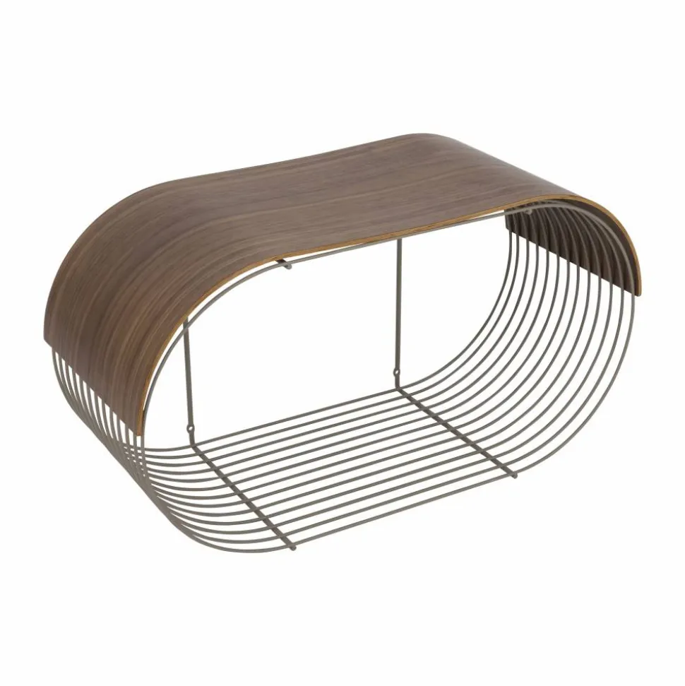 Curva bricka/toppanel till Curva vägghylla 62 2 cm Valnöt
