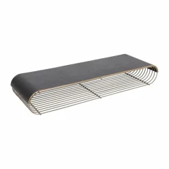 Curva bricka/toppanel till Curva hylla 80 4 cm Svart