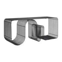 Curva sittbänk 100 cm Svart