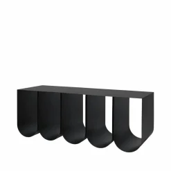 Curved bänk Black
