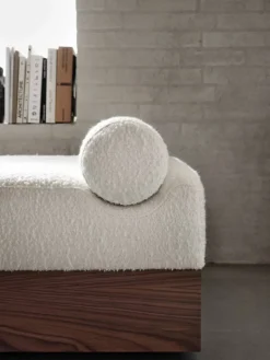 Dagbädd Mass 200x75x51 cm Karakorum ivory 001-walnut