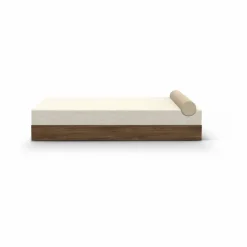 Dagbädd Mass 200x75x51 cm Karakorum ivory 001-walnut