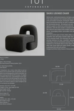 Daiku lounge chair Deep taupe