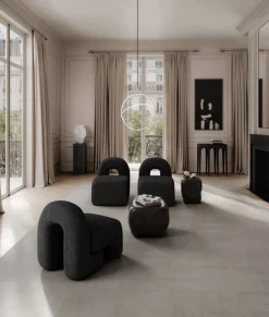 Daiku lounge chair Deep taupe
