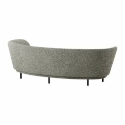 Dandy 3-sits soffa Black oak - Kirkby Design Spiral - 23 Monochrome