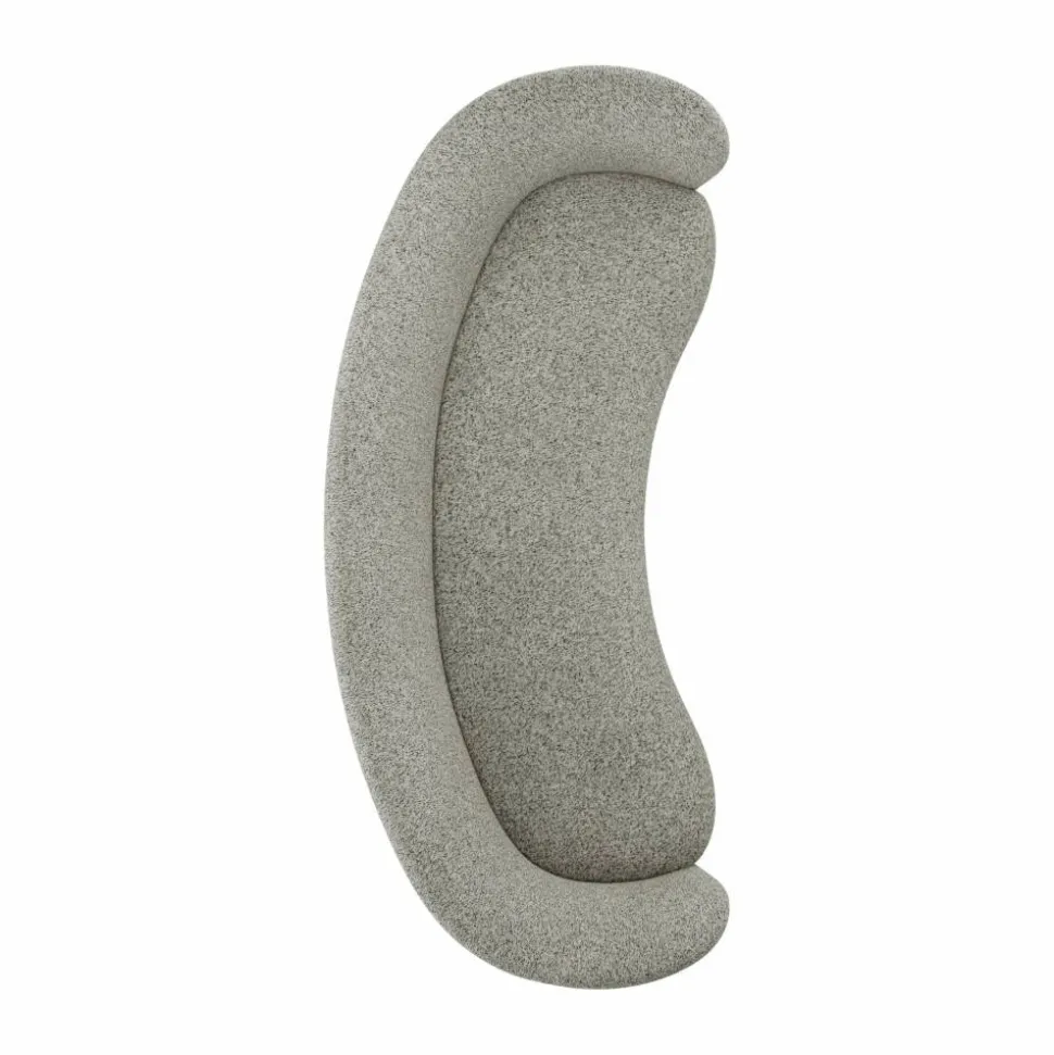 Dandy 3-sits soffa Black oak - Kirkby Design Spiral - 23 Monochrome