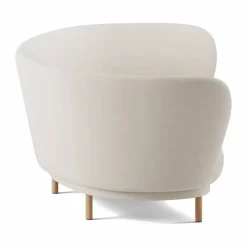 Dandy 3-sits soffa Natural oak-Linara 05 Porridge