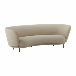Dandy 3-sits soffa Walnut-Ecriture 240