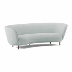 Dandy 3-sits soffa Walnut-Linara 253 Swedish Grey