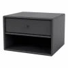 Dash sängbord Anthracite 04 inkl. upphäng