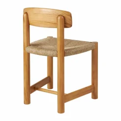 Daumiller Side Chair stol Natural Rush-golden pine
