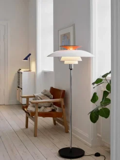 Den spanske stol fåtölj Läder cognac-oljad ek