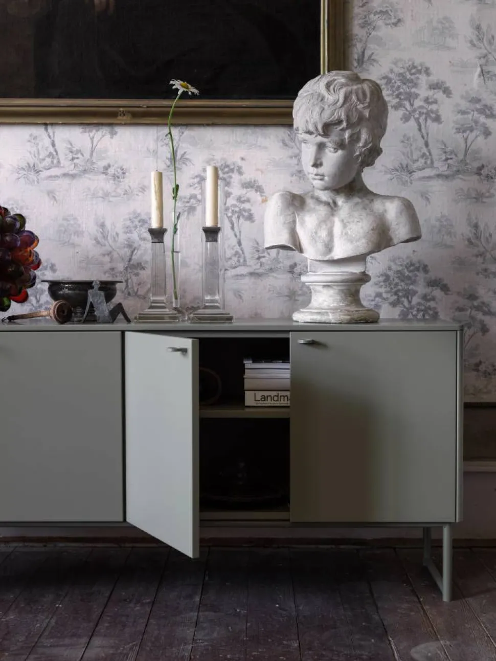 Deus sideboard 75 cm Olivgrå