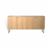 Deus sideboard 75 cm Vitpigmenterad mattlackad ek