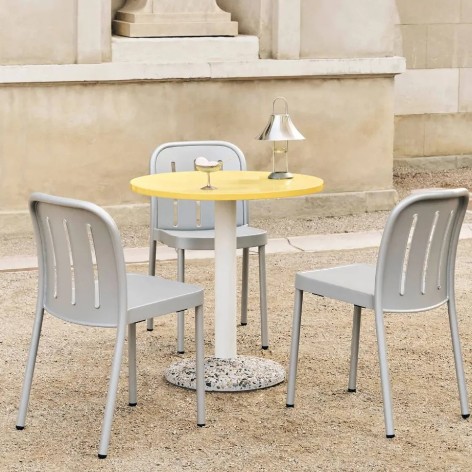 Deville stol Silver grey