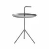 DLM sidobord Ø38 cm Grey