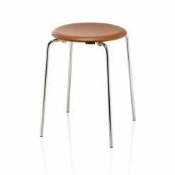Dot pall läder Walnut