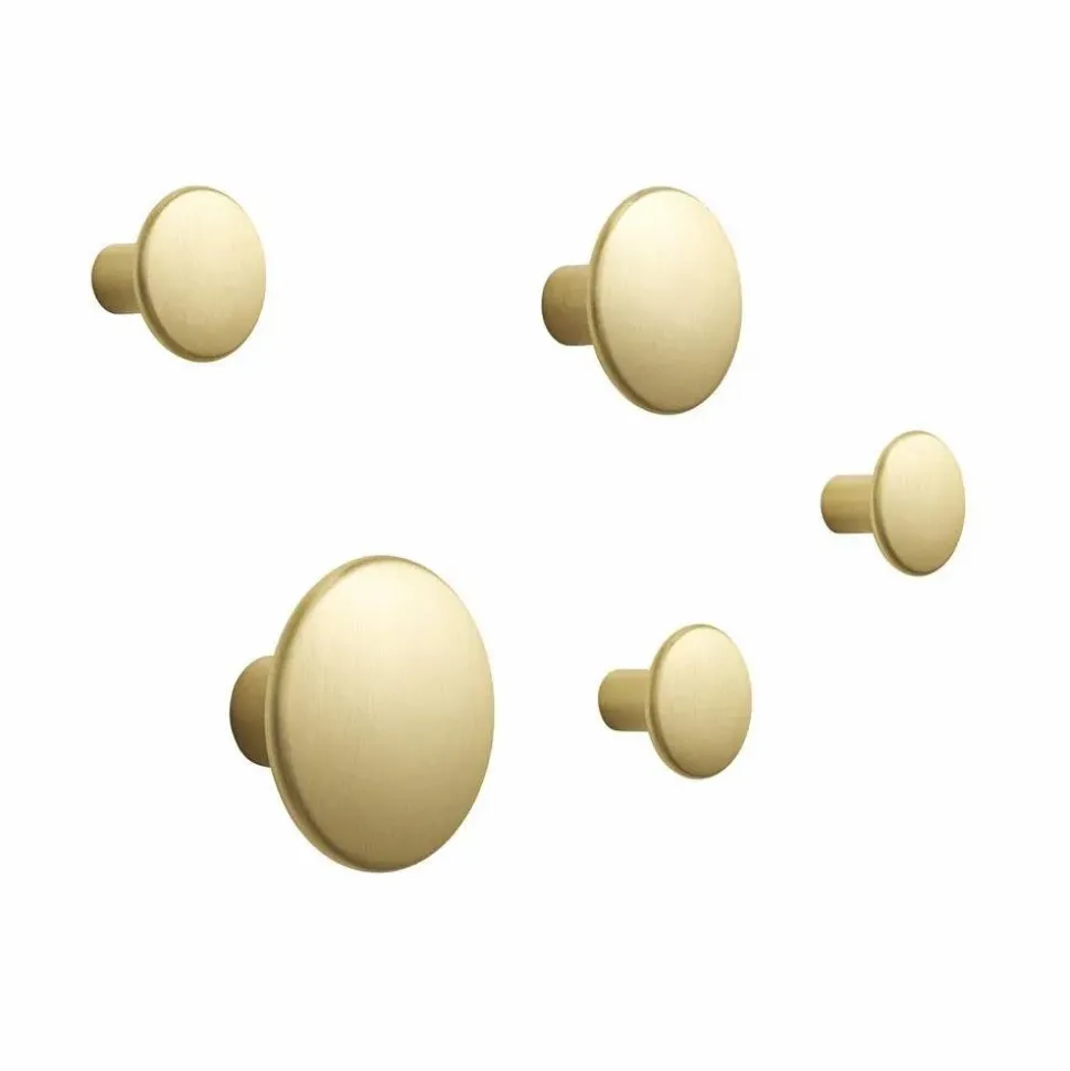 Dots Metal 5-pack Brass