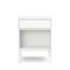 Dream sängbord new white 101 låda-snowben