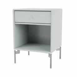 Dream sängbord oyster 156 kromben
