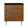 62 Dresser byrå american walnut 4 lådor