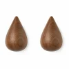 Dropit knopp 2-pack valnöt Stor