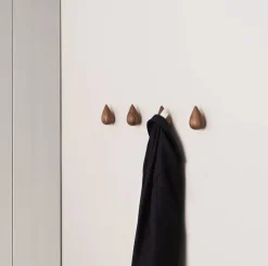 Dropit knopp 2-pack valnöt Stor