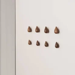 Dropit knopp 2-pack valnöt Stor