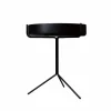 Drum bord Svartlaserad-h.46cm-svart stativ