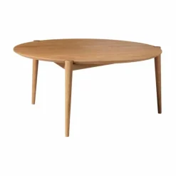 D102 Søs soffbord Ø85 cm Oak solid oiled