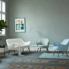 Dwell soffa 2-sits tyg hero 511 blush ben i rökt ek