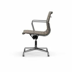 EA132 Aluminium Chair kontorsstol felt glides 71 sand leather L20-polished