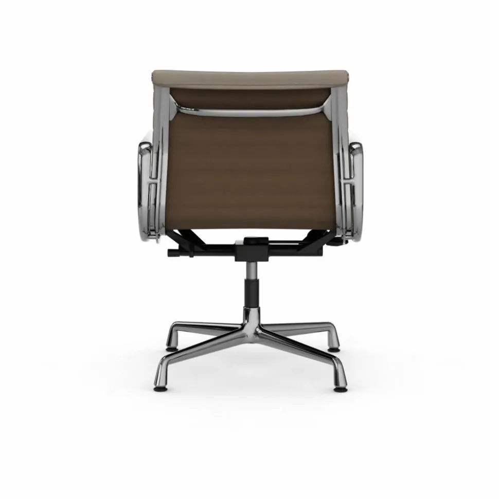 EA132 Aluminium Chair kontorsstol felt glides 71 sand leather L20-polished
