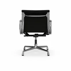 EA132 Aluminium Chair kontorsstol felt glides 66 nero leather L20-chrome