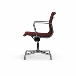EA132 Aluminium Chair kontorsstol felt glides 19 chestnut-polished
