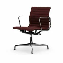EA132 Aluminium Chair kontorsstol felt glides 19 chestnut-polished
