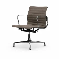 EA132 Aluminium Chair kontorsstol felt glides 02 fossil-chrome