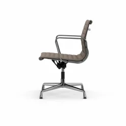 EA132 Aluminium Chair kontorsstol felt glides 02 fossil-chrome