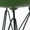 Eames Plastic Side Chair DSR Soft Glides stol Forest 48-dark green 24