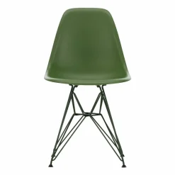 Eames Plastic Side Chair DSR Soft Glides stol Forest 48-dark green 24
