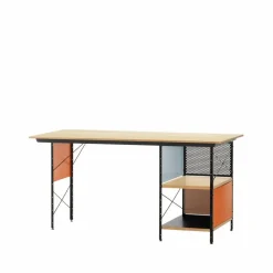 Eames unit EDU skrivbord Björk-Svart stativ