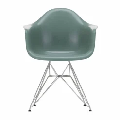 Eames fiberglass armchair DAR karmstol Sea foam green-Chrome
