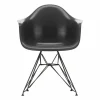 Eames fiberglass armchair DAR karmstol Elephant hide grey-Basic dark