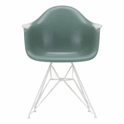 Eames fiberglass armchair DAR karmstol Sea foam green-White