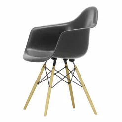 Eames Fiberglass Armchair DAW karmstol elephant hide grey askben