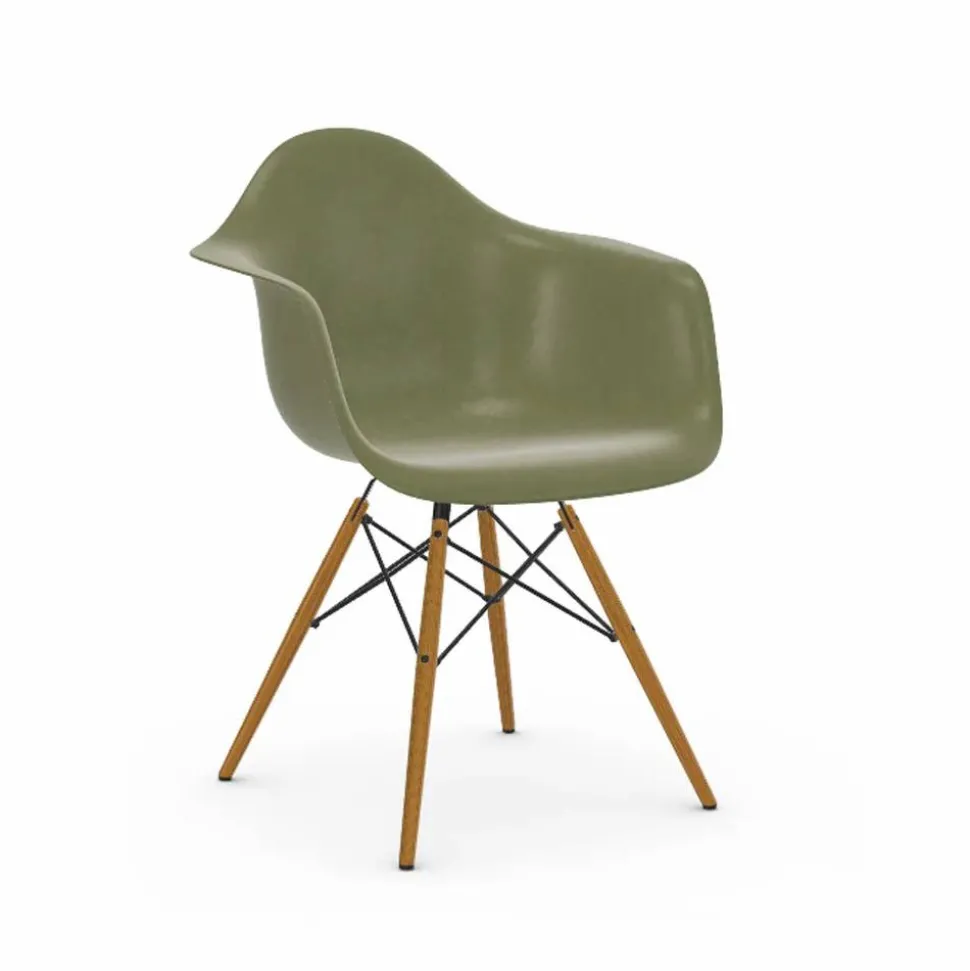 Eames Fiberglass Armchair DAW karmstol sea foam green askben